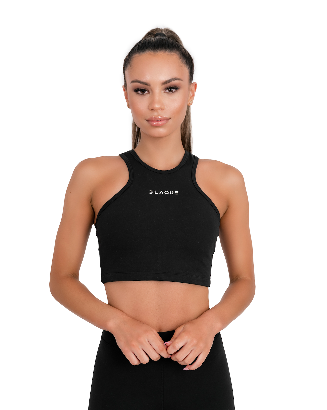 Sculpture Racer Crop Top