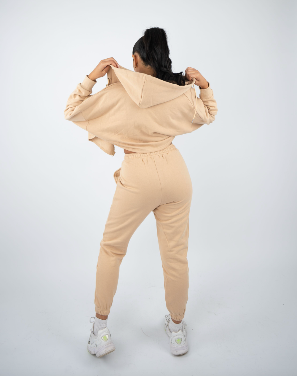 Classic Cropped Jacket - Sand